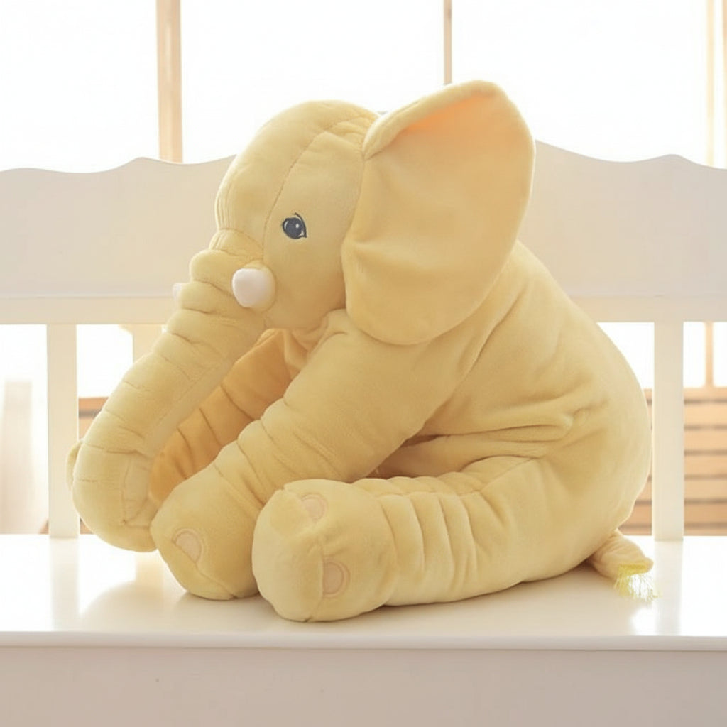 Cuddly Plush Elephant Cushion Children Babies